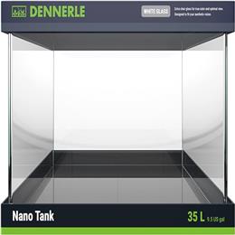 DENNERLE NANO TANK WHITE GLASS 35 Litri